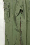 Estimated 1967 Contract 3rd Model Non Ripstop Jungle Fatigue Pants M-R Used