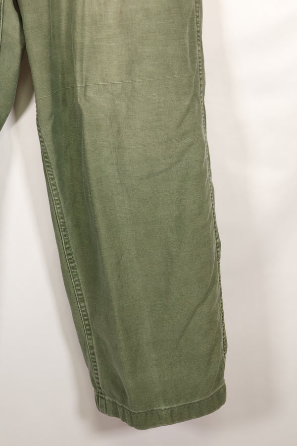 1961 contract, estimated size 36 OG-107 utility pants, baker pants, used.