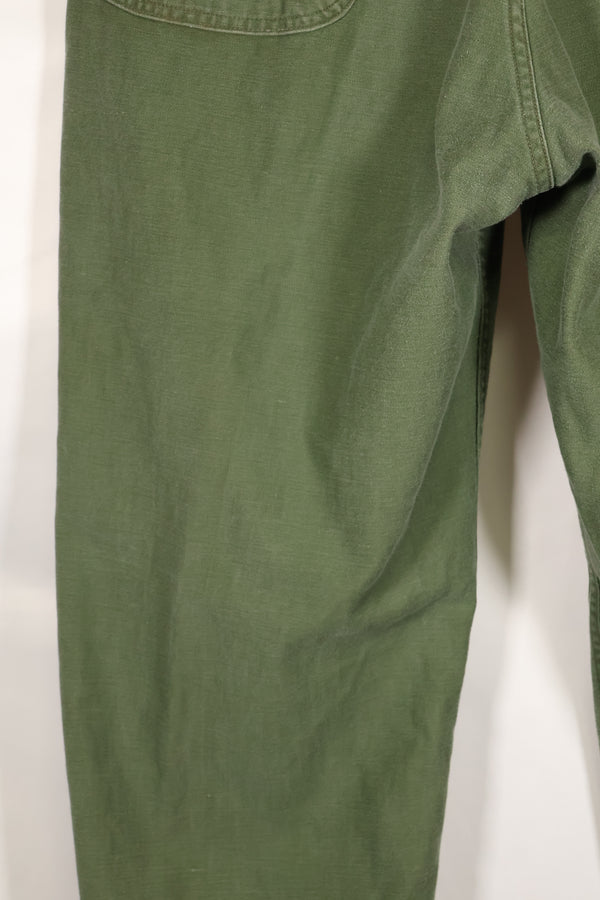 1950s-60s estimated 34 USMC P-56 utility pants, used with fading.