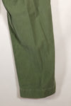 1950s-60s estimated 34 USMC P-56 utility pants, used with fading.