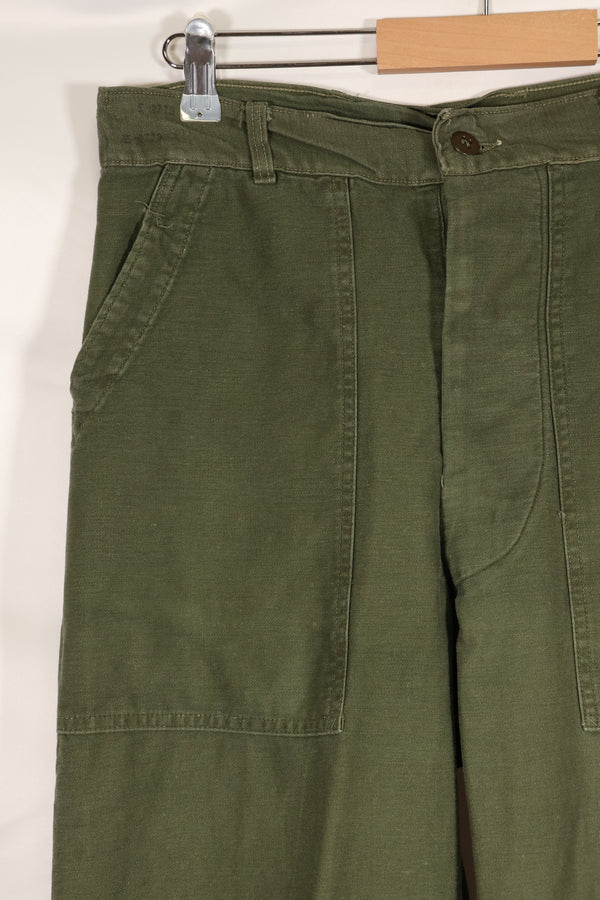 Early 1960s, estimated 34 OG-107 utility pants, baker pants, used.