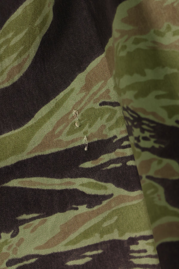 Late 1960s, South Vietnamese Marine Corps (VNMC), 4th Pattern, Sea Wave, Tiger Stripe Shirt, Used