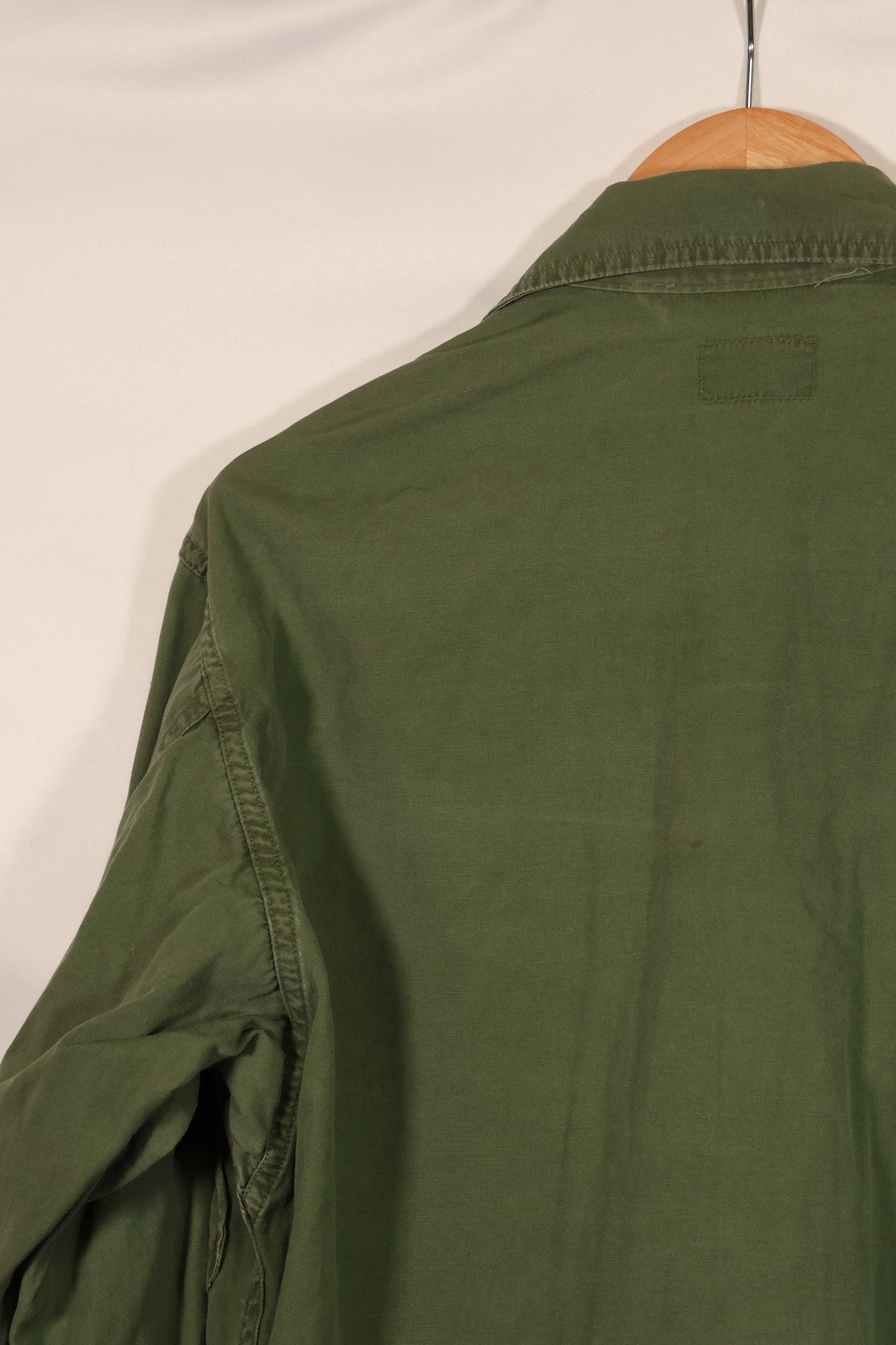 Real 2nd Model Jungle Fatigue Jacket without epaulettes, used.