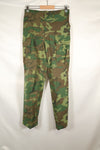 1968 contract missing size tag Ripstop ERDL camouflage Fatigue pants, used.
