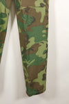 1968 contract missing size tag Ripstop ERDL camouflage Fatigue pants, used.