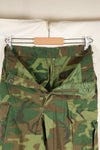 1968 contract missing size tag Ripstop ERDL camouflage Fatigue pants, used.