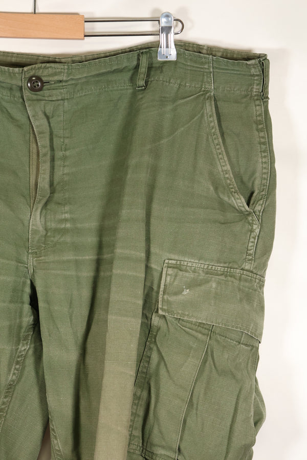 1969 Contract X-L-R 4th Model Jungle Fatigue Pants, used, largest size, rare.