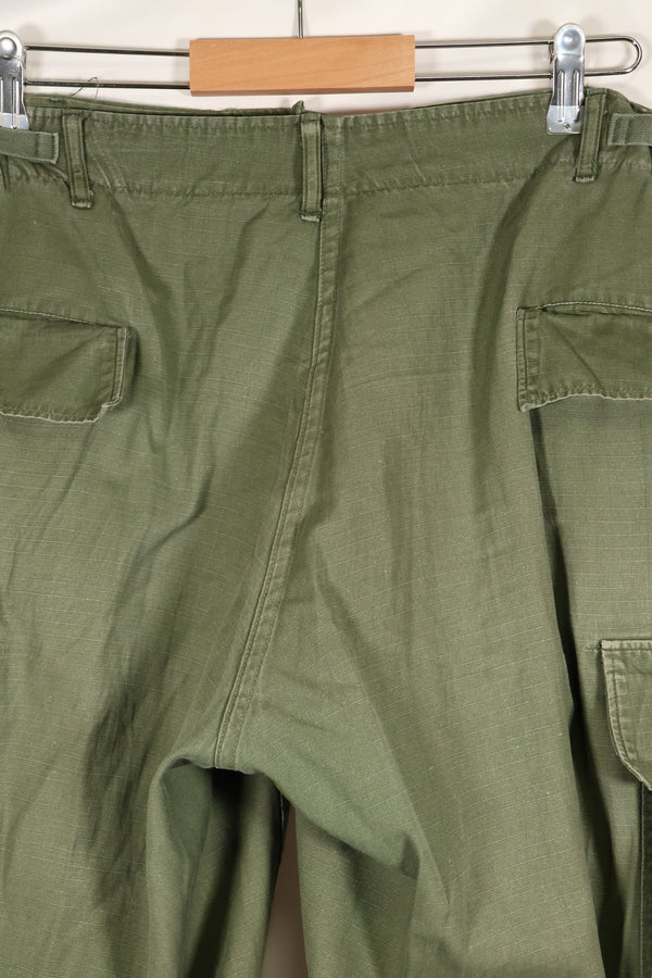 1969 Contract X-L-R 4th Model Jungle Fatigue Pants, used, largest size, rare.