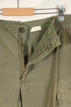 1969 Contract M-R 4th Model Jungle Fatigue Pants, stained, faded, used.