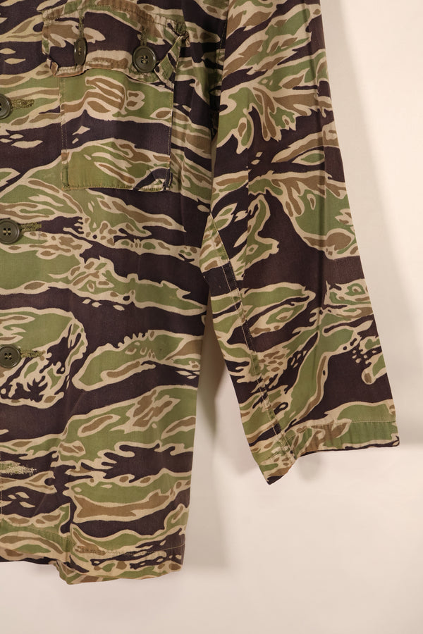 Late 1960s—Estimated US-S—Late War Lightweight—Tiger Stripe—Shirt—Some wear and fading—Used
