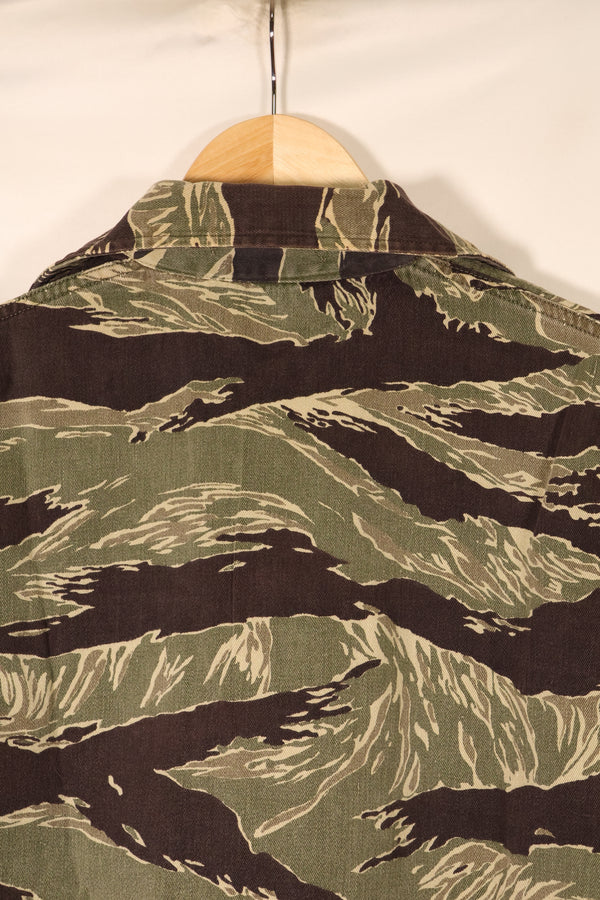 Circa 1965–65 | Okinawa Tiger Pattern | JWD | Tiger Stripe | Asian Cut | Shirt | Used