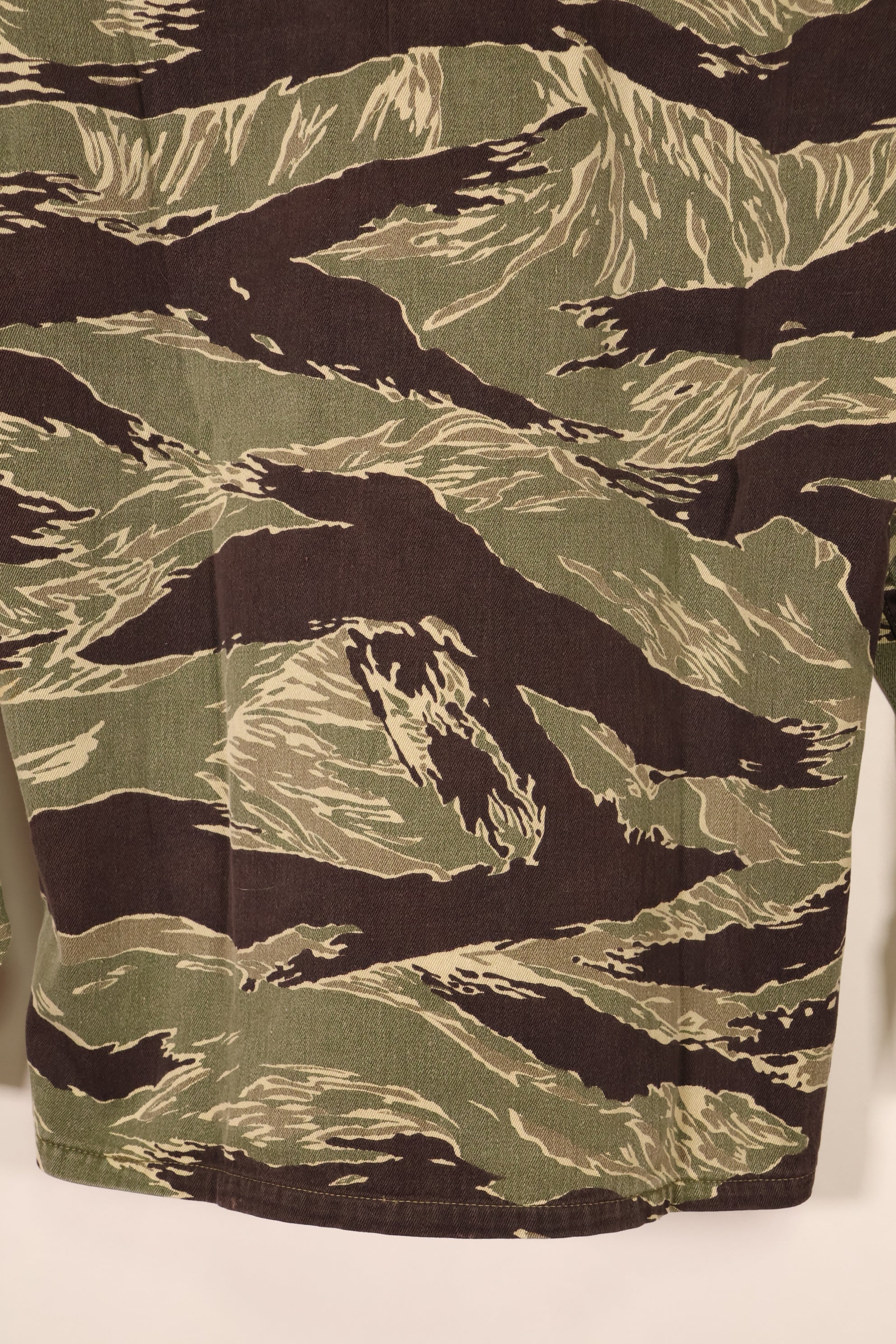 Circa 1965–65 | Okinawa Tiger Pattern | JWD | Tiger Stripe | Asian Cut | Shirt | Used