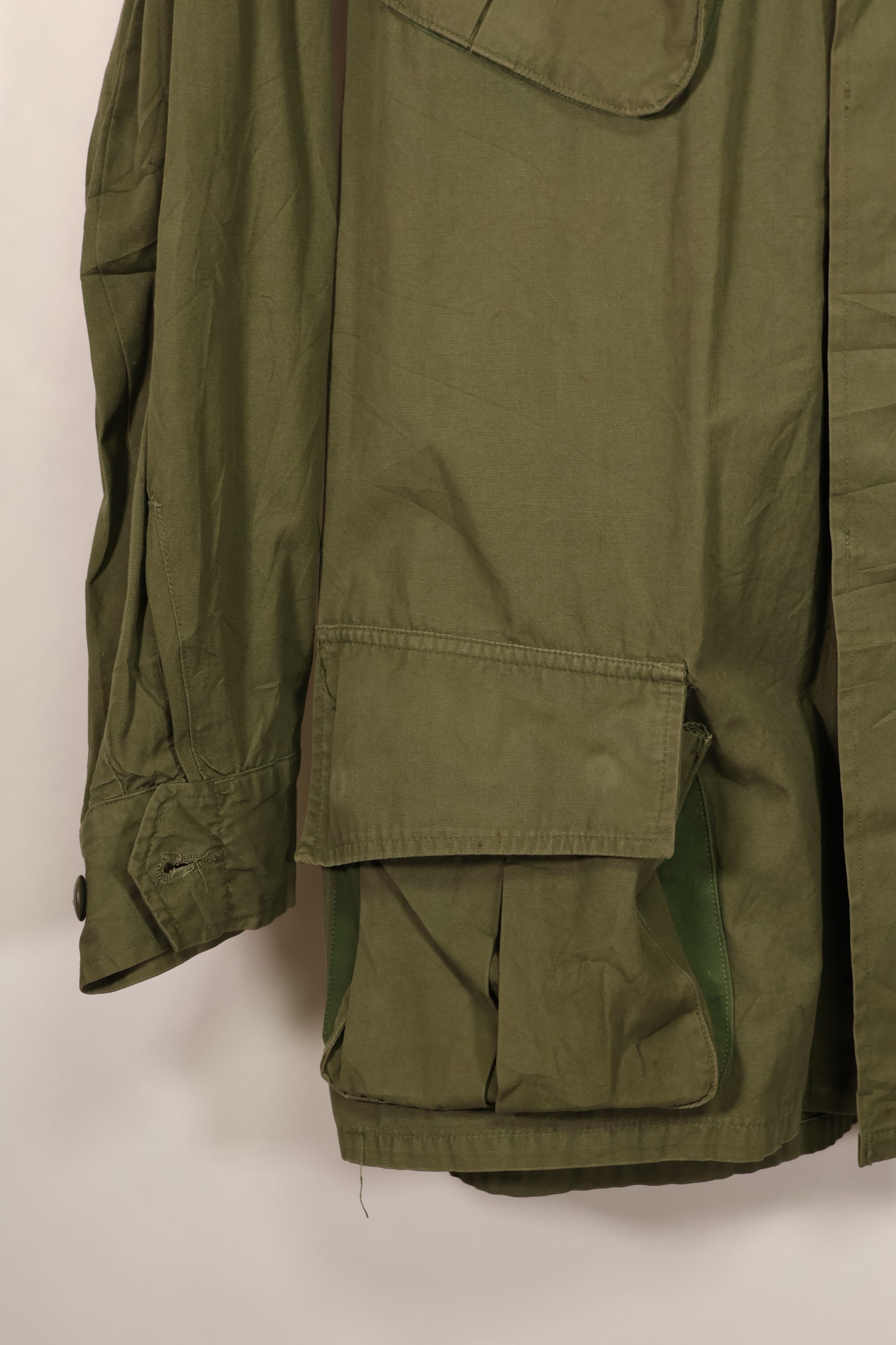 Real Lot circa 1966-1967 3rd Model Jungle Fatigue Jacket L-L Used