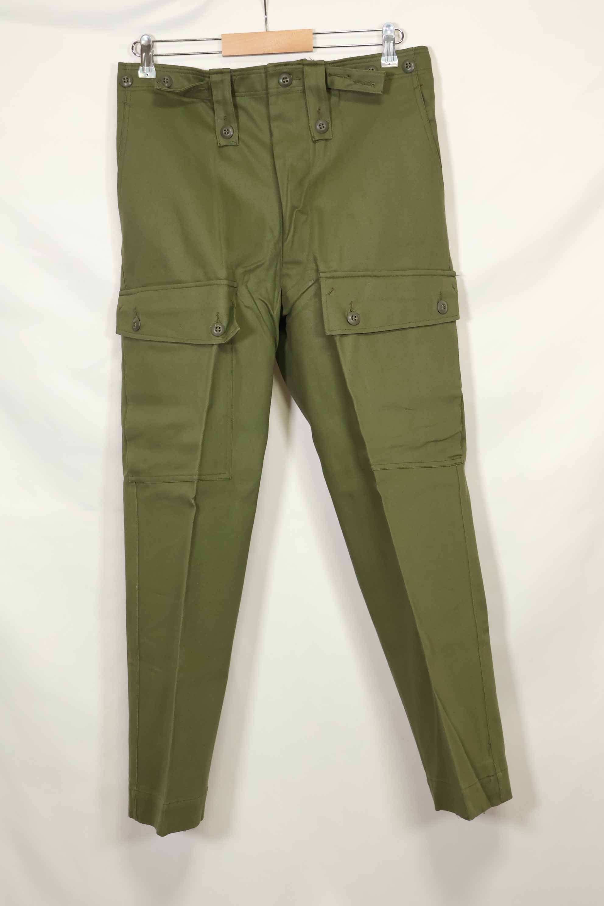 1969 Deadstock Australian Army OD Fatigue Pants, never used.