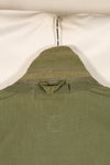 1963 Contract, estimated SMALL 1st Model Jungle Fatigue Jacket, used, stains, scratches.