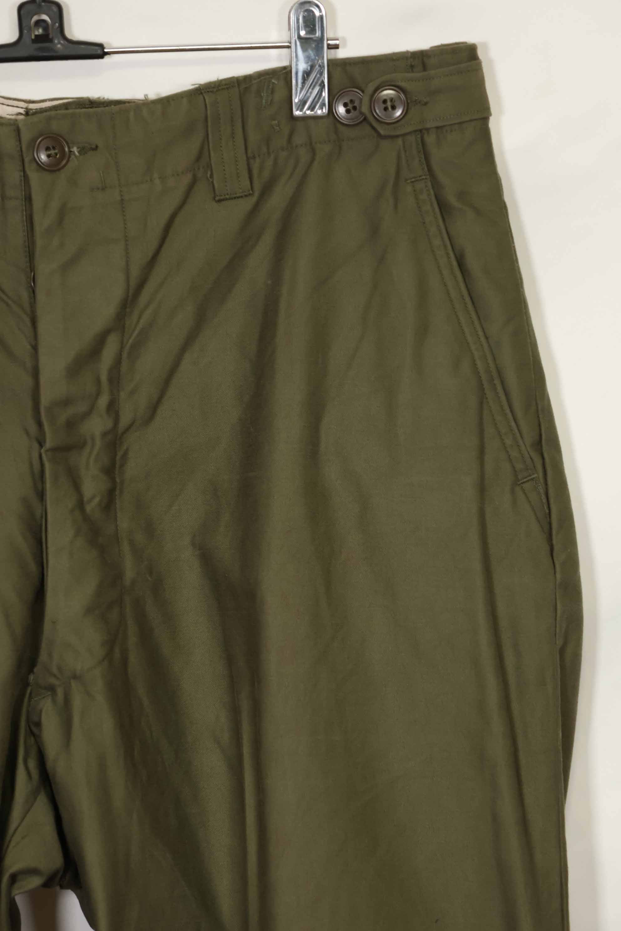 1940s-50s US Army M45 cotton field pants, near unused.