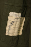 Real circa 1966-1967 lot 3rd Model Jungle Fatigue Jacket, used, size unreadable.