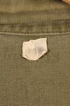 Late 1940s–1950s, U.S. Army, M-47 HBT Utility Shirt with Patches, Used