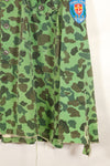 Late 1960s-early 1970s U.S. Navy advisor shirt, frogskin camouflage, locally sourced, used.