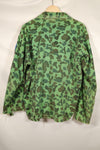 Late 1960s-early 1970s U.S. Navy advisor shirt, frogskin camouflage, locally sourced, used.
