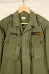 1963–64 Contract, Presumed S-L, 1st Model Jungle Fatigue Jacket with Patches, Used