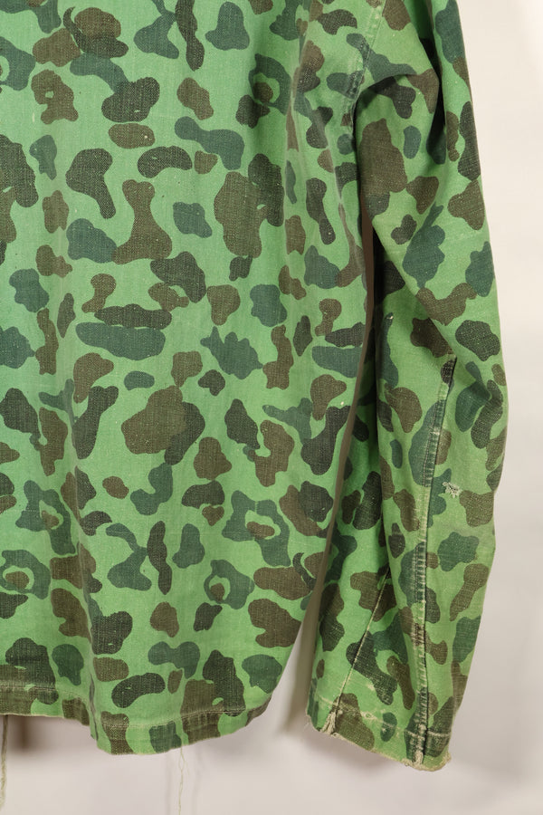 Late 1960s-early 1970s U.S. Navy advisor shirt, frogskin camouflage, locally sourced, used.