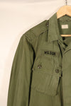 1963–64 Contract, Presumed S-L, 1st Model Jungle Fatigue Jacket with Patches, Used