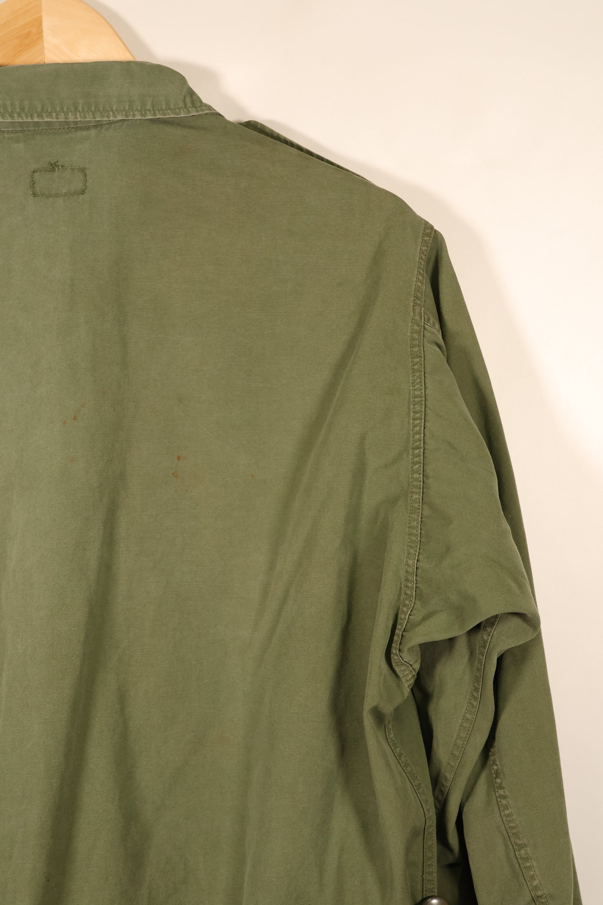 1963–64 Contract, Presumed S-L, 1st Model Jungle Fatigue Jacket with Patches, Used