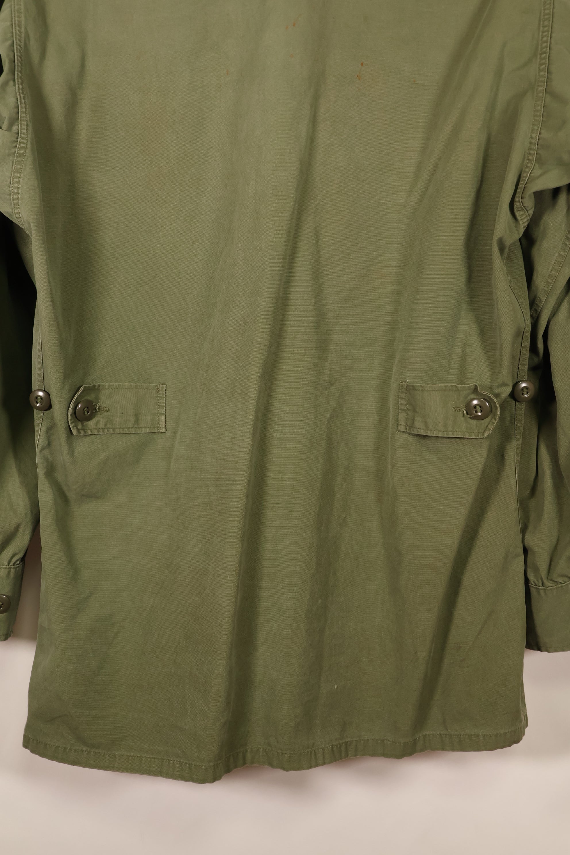 1963–64 Contract, Presumed S-L, 1st Model Jungle Fatigue Jacket with Patches, Used