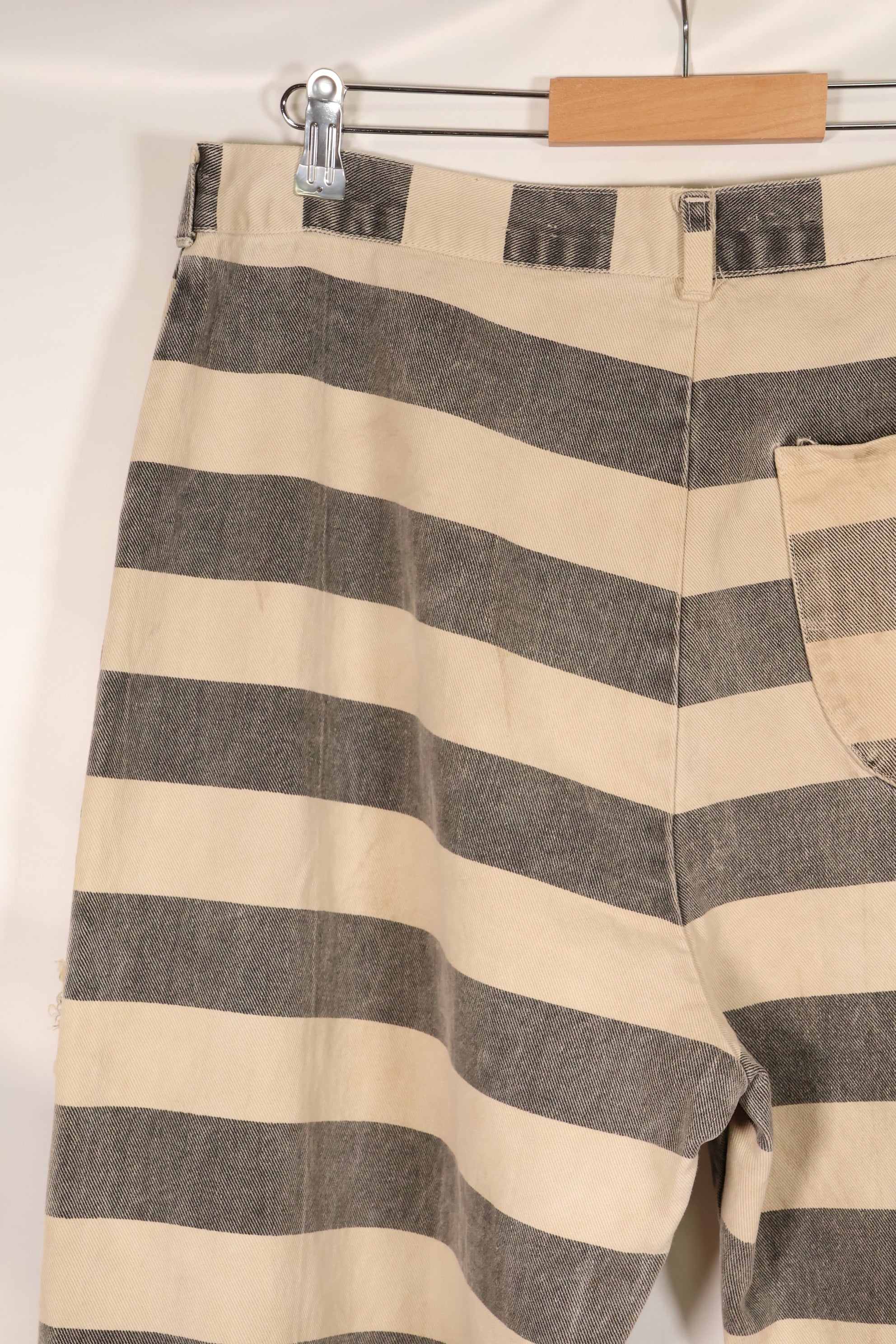 1930's-40's Hollywood Movie Costumes, USA, Prisoner Pants, Used.