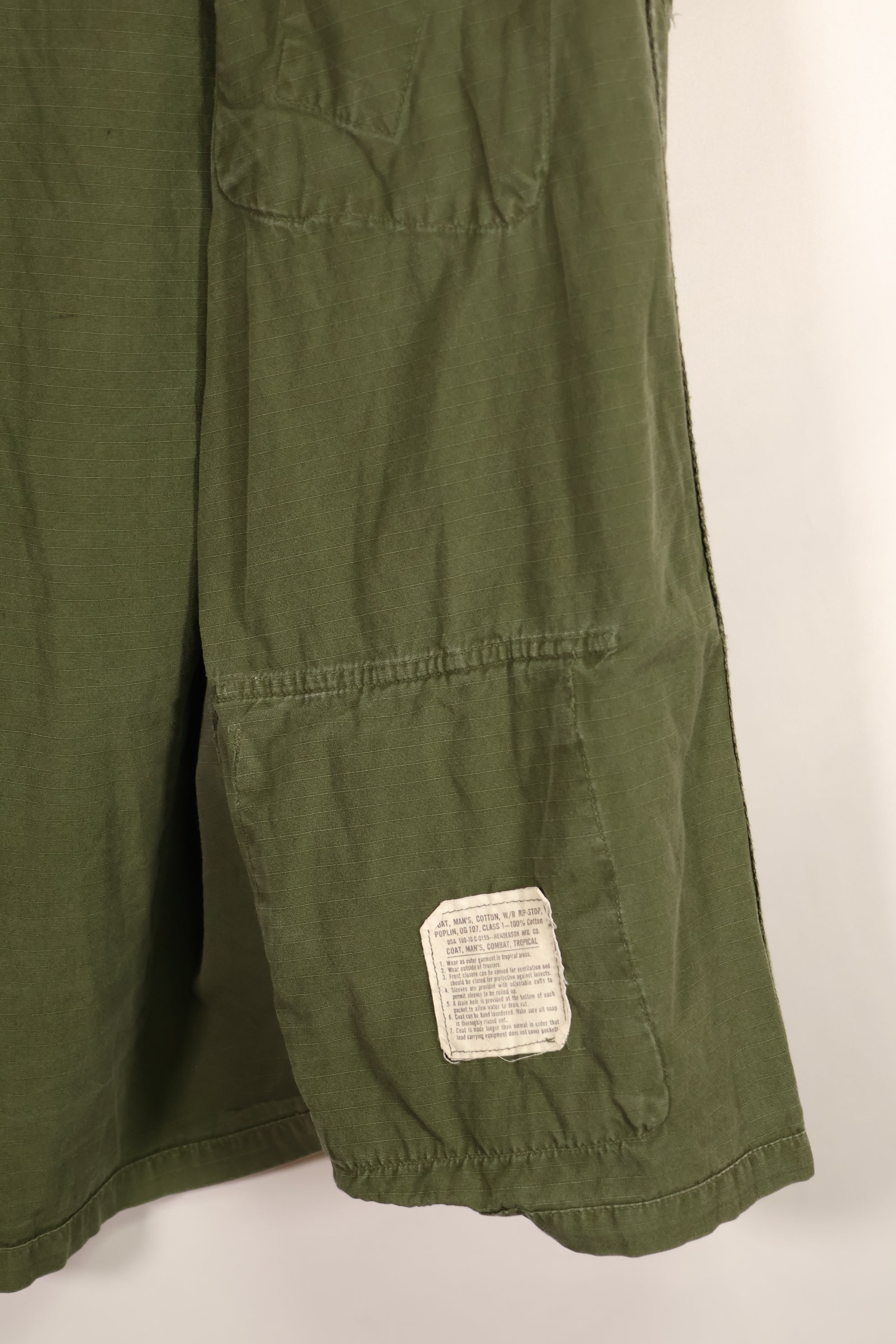 Real 1970 4th Model Jungle Fatigue Jacket M-S Used