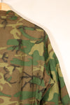 1969 Contract, M-S, U.S. Military, ERDL, Green Leaf Camo, Fatigue Jacket, Good Condition, Used