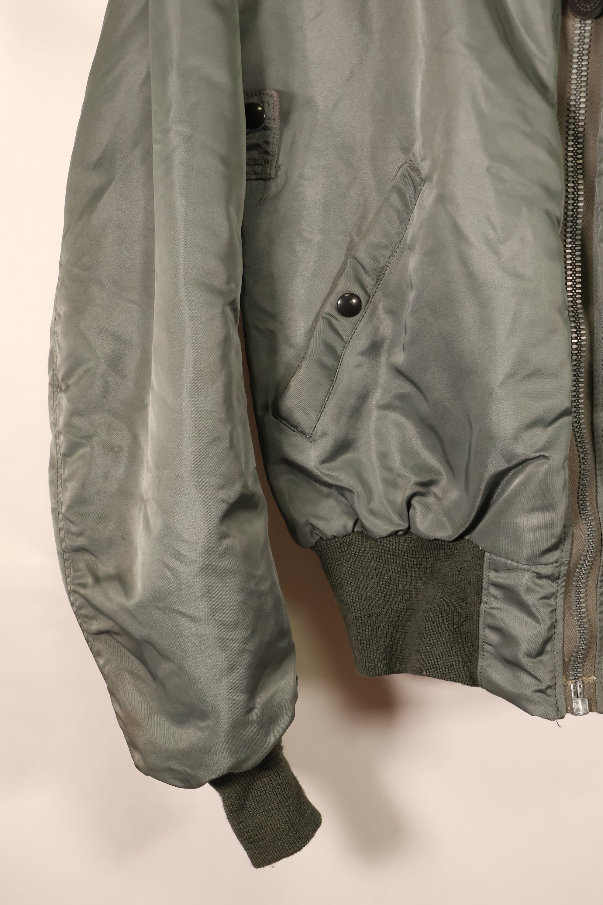 Early 1950s, Size 38, U.S. Air Force (USAF) B-15D Flight Jacket, Modified, Used