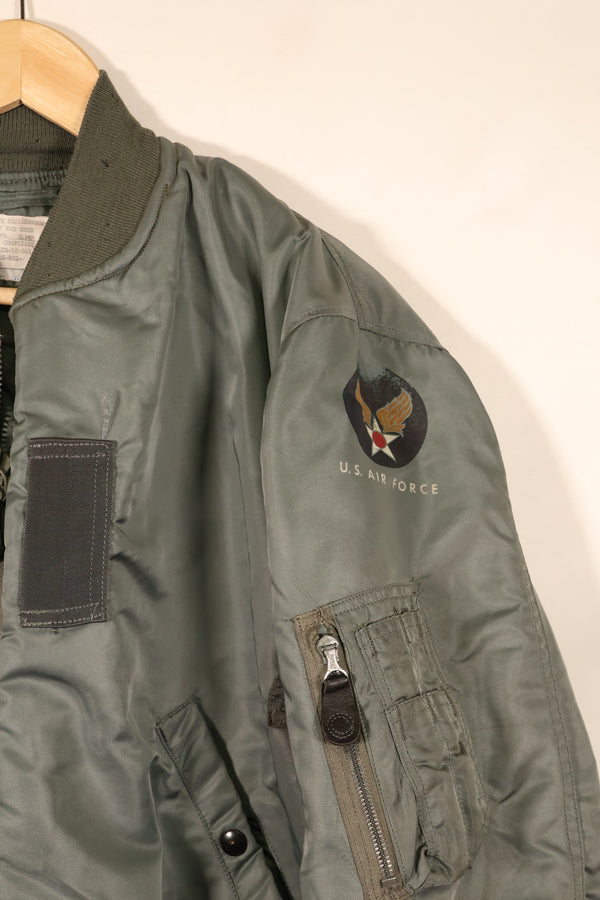 Early 1950s, Size 38, U.S. Air Force (USAF) B-15D Flight Jacket, Modified, Used