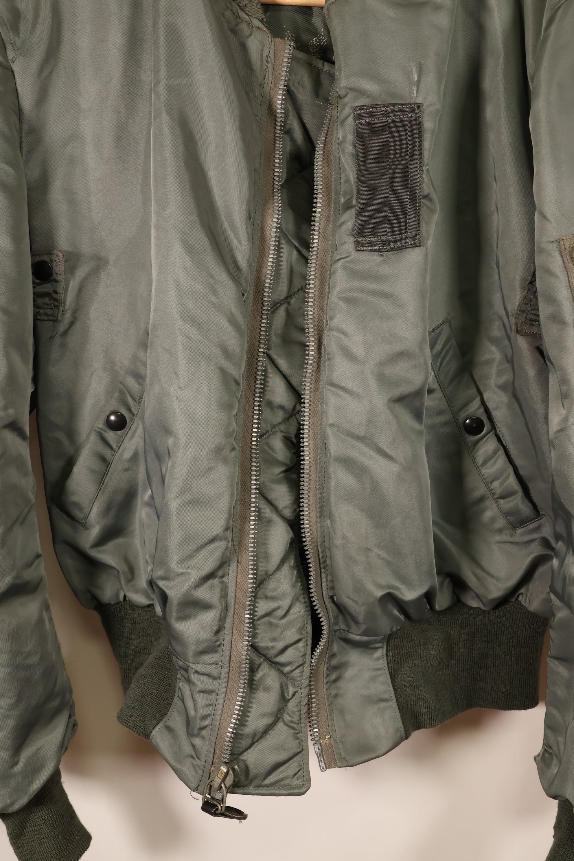 Early 1950s, Size 38, U.S. Air Force (USAF) B-15D Flight Jacket, Modified, Used