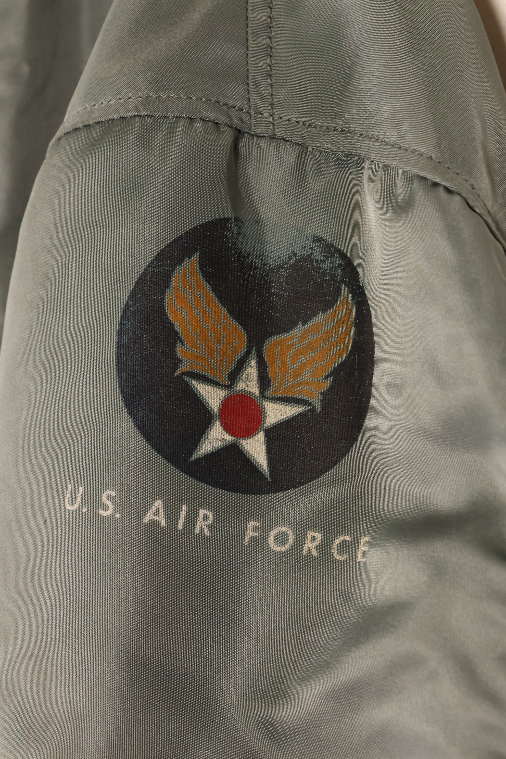 Early 1950s, Size 38, U.S. Air Force (USAF) B-15D Flight Jacket, Modified, Used