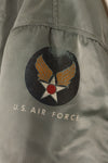 Early 1950s, Size 38, U.S. Air Force (USAF) B-15D Flight Jacket, Modified, Used