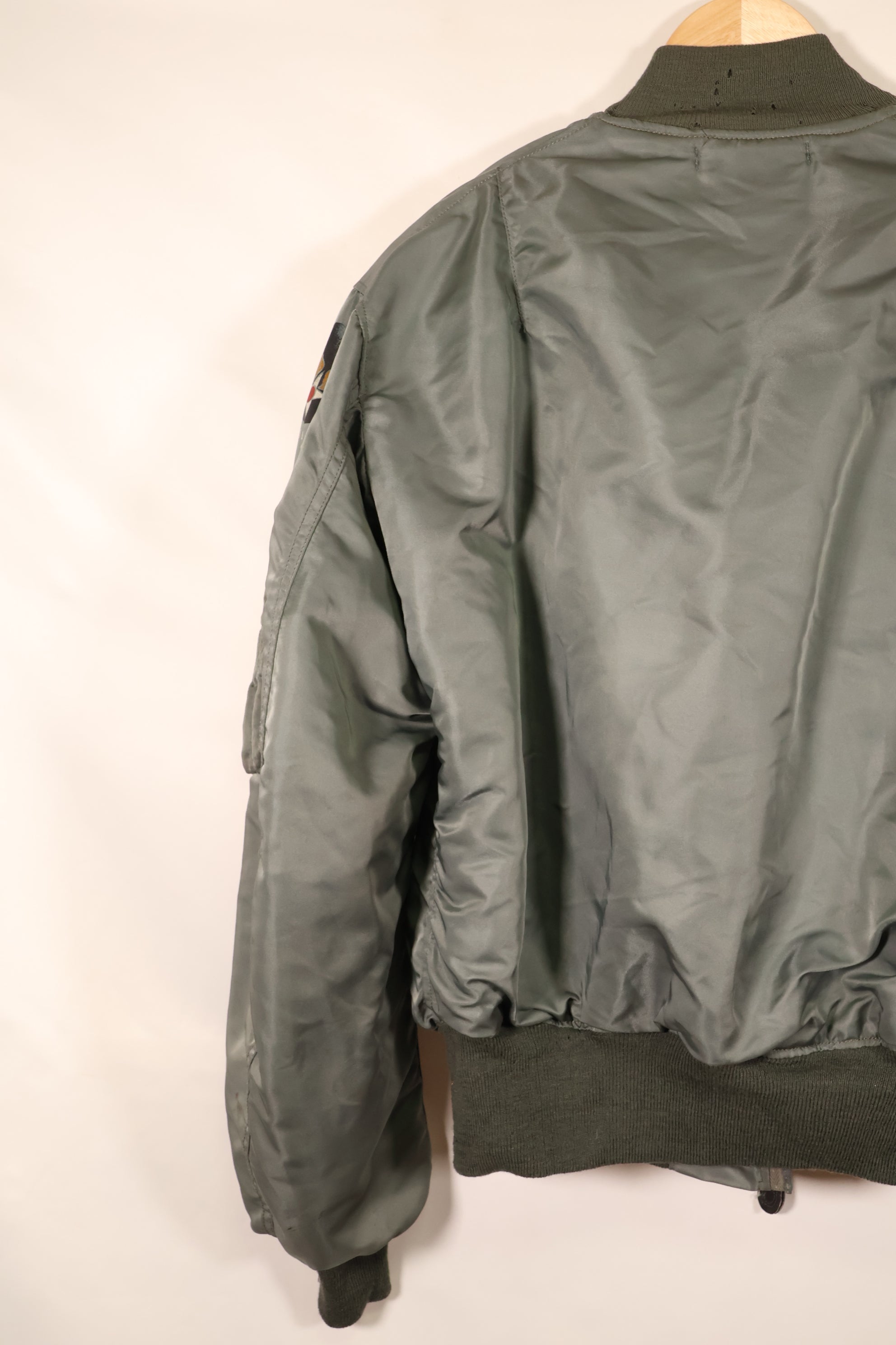 Early 1950s, Size 38, U.S. Air Force (USAF) B-15D Flight Jacket, Modified, Used