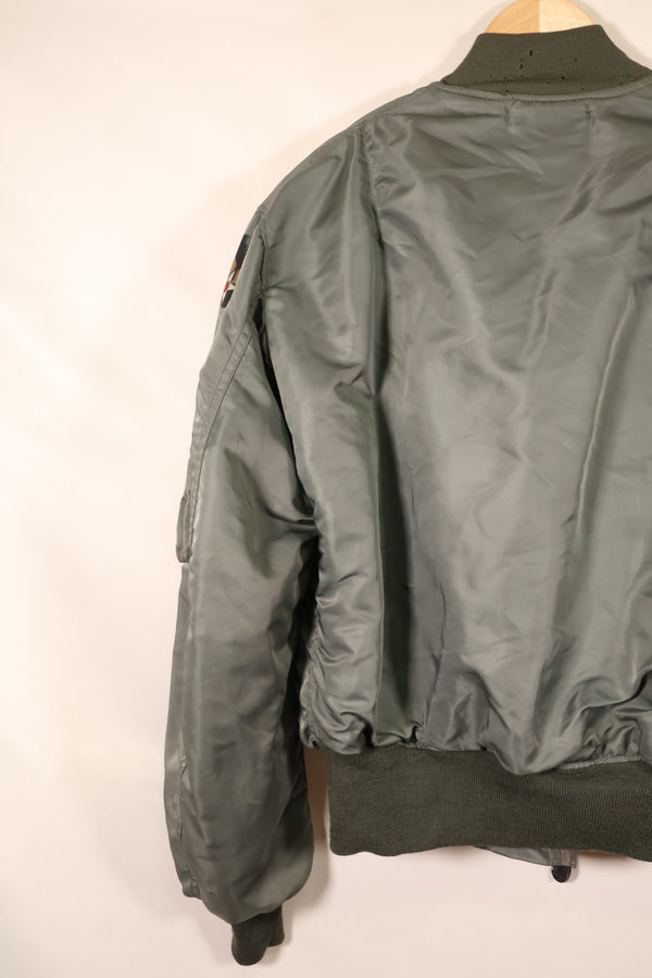 Early 1950s, Size 38, U.S. Air Force (USAF) B-15D Flight Jacket, Modified, Used