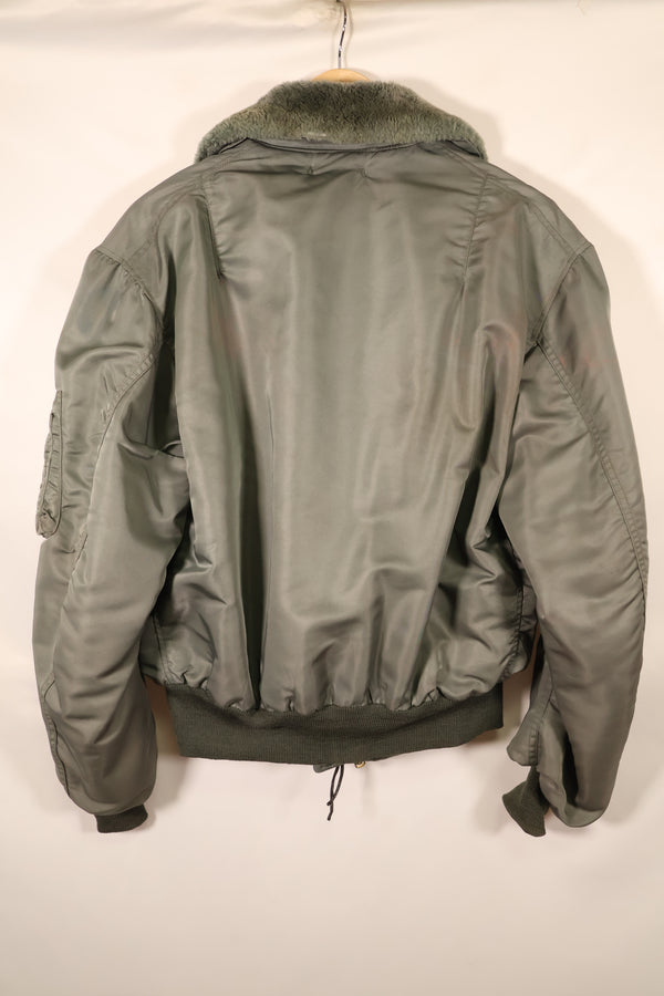Early 1950s; Estimated size: LARGE or approximately 44; U.S. Air Force; B-15D; Intermediate Flight Jacket; Used