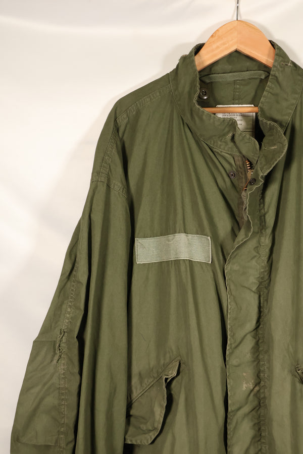 1982 Contract LARGE M65 Field Parka Fishtail Parka, used, shell only.
