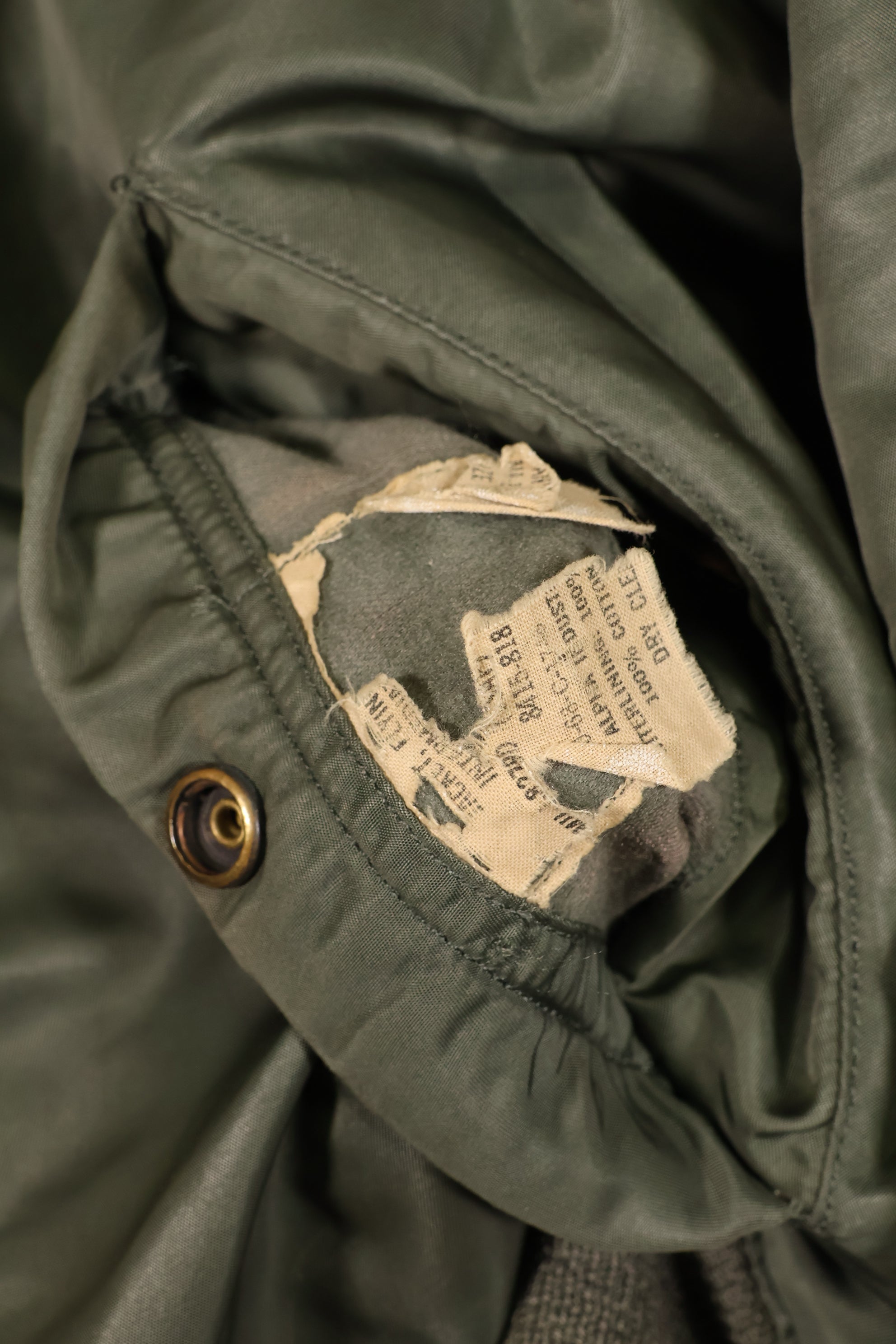 Late 1960's Estimated LARGE US Navy MA-1 Flight Jacket with pilot modifications, used.