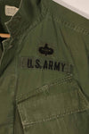 Real 1969 4th Model Jungle Fatigue Jacket 82nd Airborne Division S-R Used