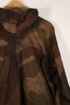 Real British Army SAS smock WINDPROOF camouflage smock, size unknown, heavy fabric, black dyed, used.