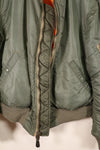 1968 Contract, LARGE, U.S. Air Force (USAF), MA-1 Flight Jacket, Mid-Period Model, Used