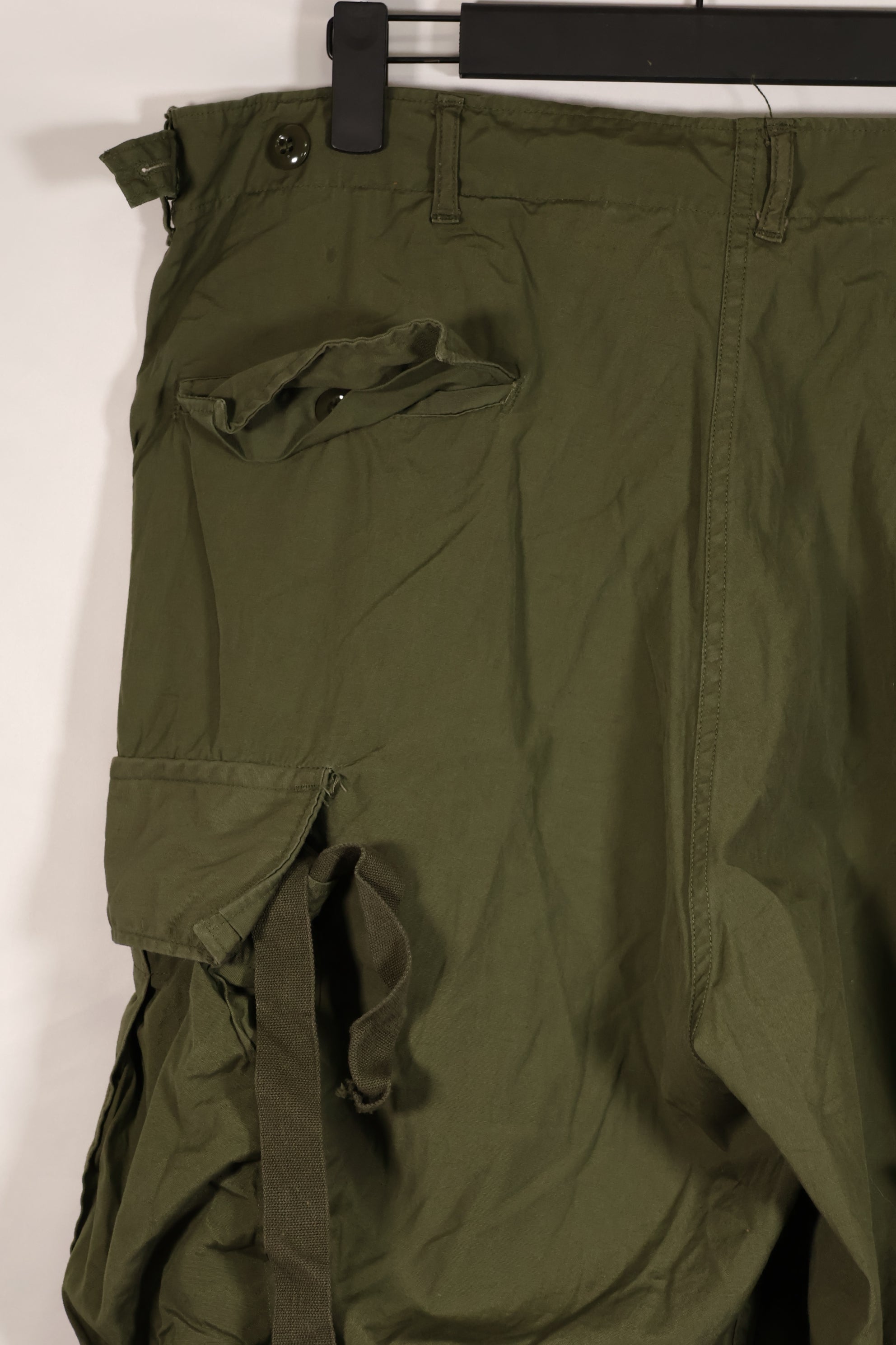 Real 2nd Model Jungle Fatigue Pants Large-Regular, almost unused, with leg ties