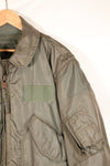 Circa late 1970s Estimated MEDIUM US Navy CWU-45P Flight Jacket Intermediates Used