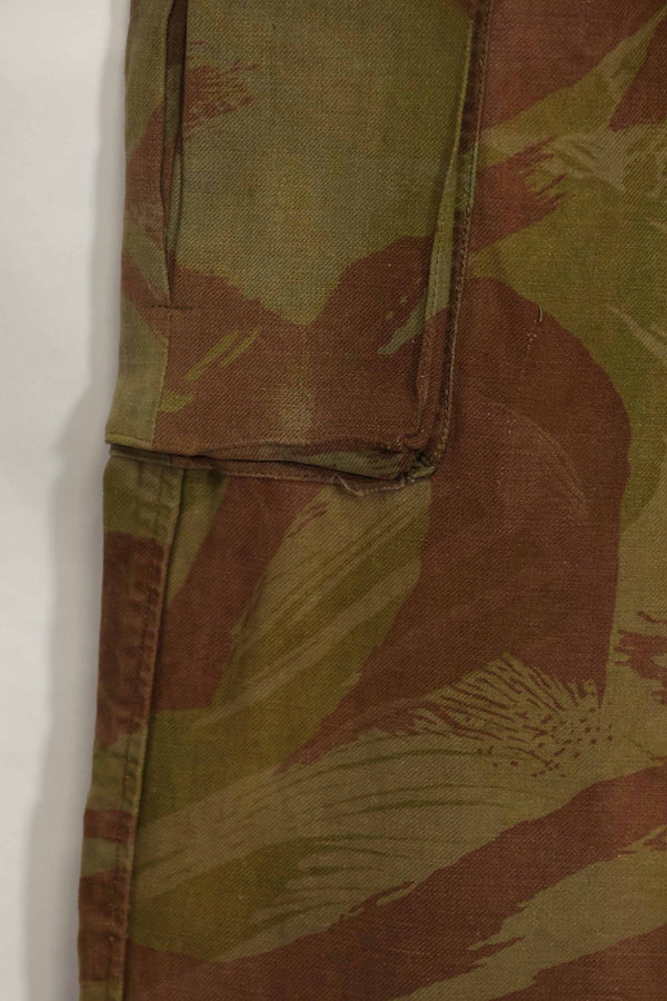 1950s French Army Lizard Camouflage TAP 47/52 Airborne Pants Rare Used