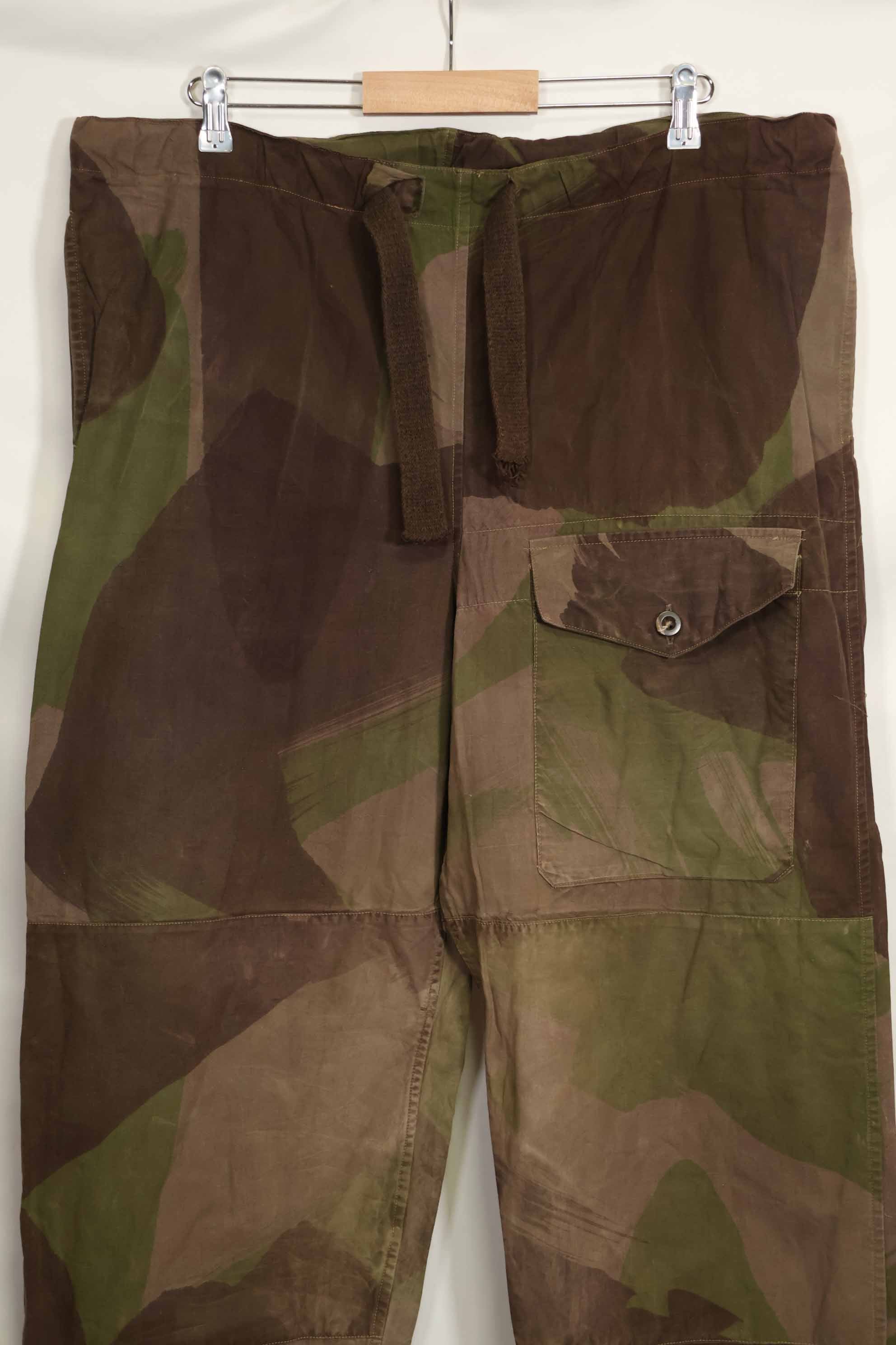 Real British Army SAS Trousers WINDPROOF Camouflage Pants Size Tag 2 Used