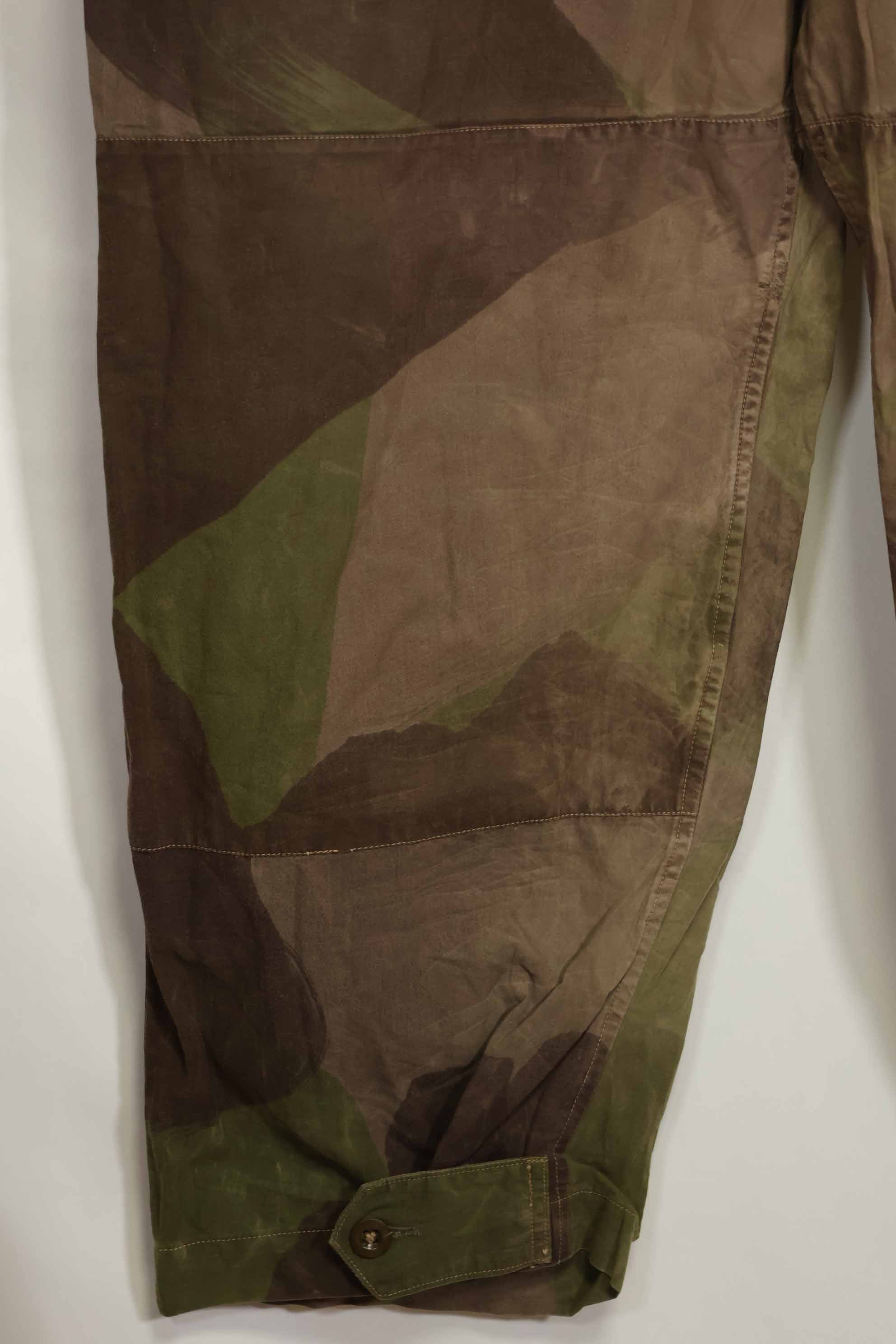 Real British Army SAS Trousers WINDPROOF Camouflage Pants Size Tag 2 Used